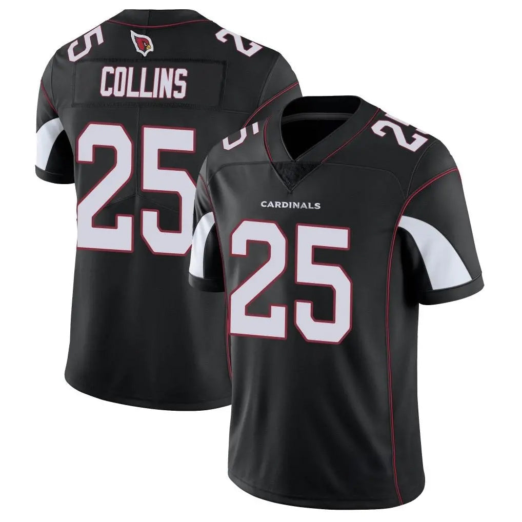 Choea A.Cardinals #25 Zaven Collins Player Black Vapor Limited Home Game Stitched Jerseys