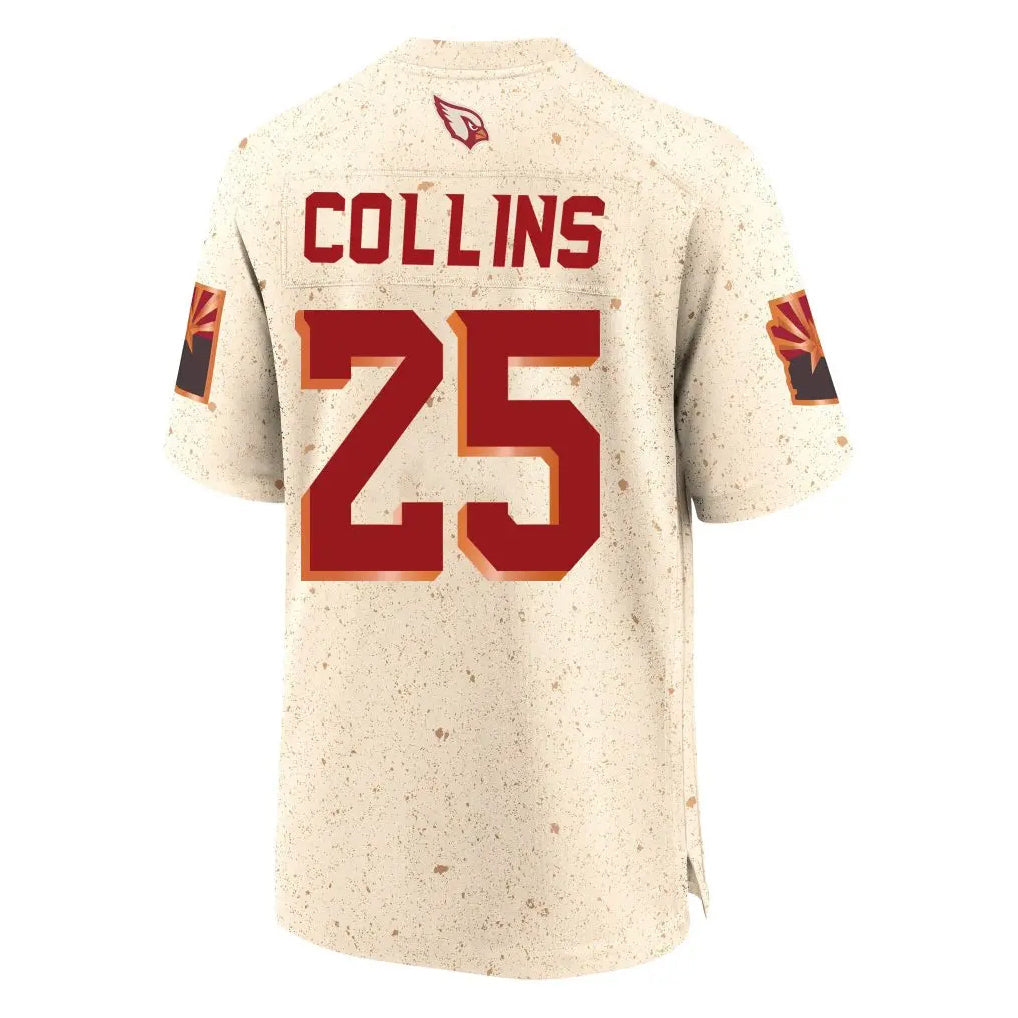 Choea A.Cardinals #25 Zaven Collins Player Cream Rivalries Collection Game Stitched Jerseys