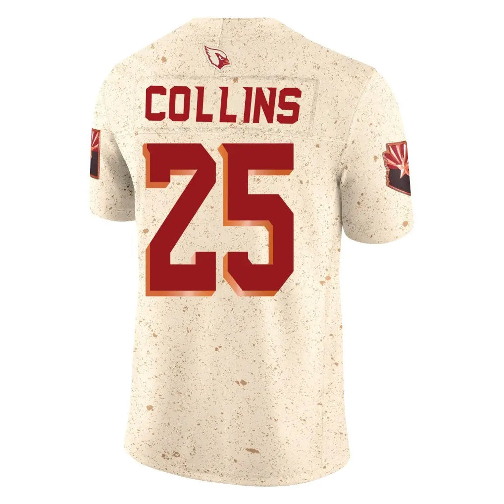 Choea A.Cardinals #25 Zaven Collins Player Cream Rivalries Collection Vapor Limited Home Game Stitched Jerseys