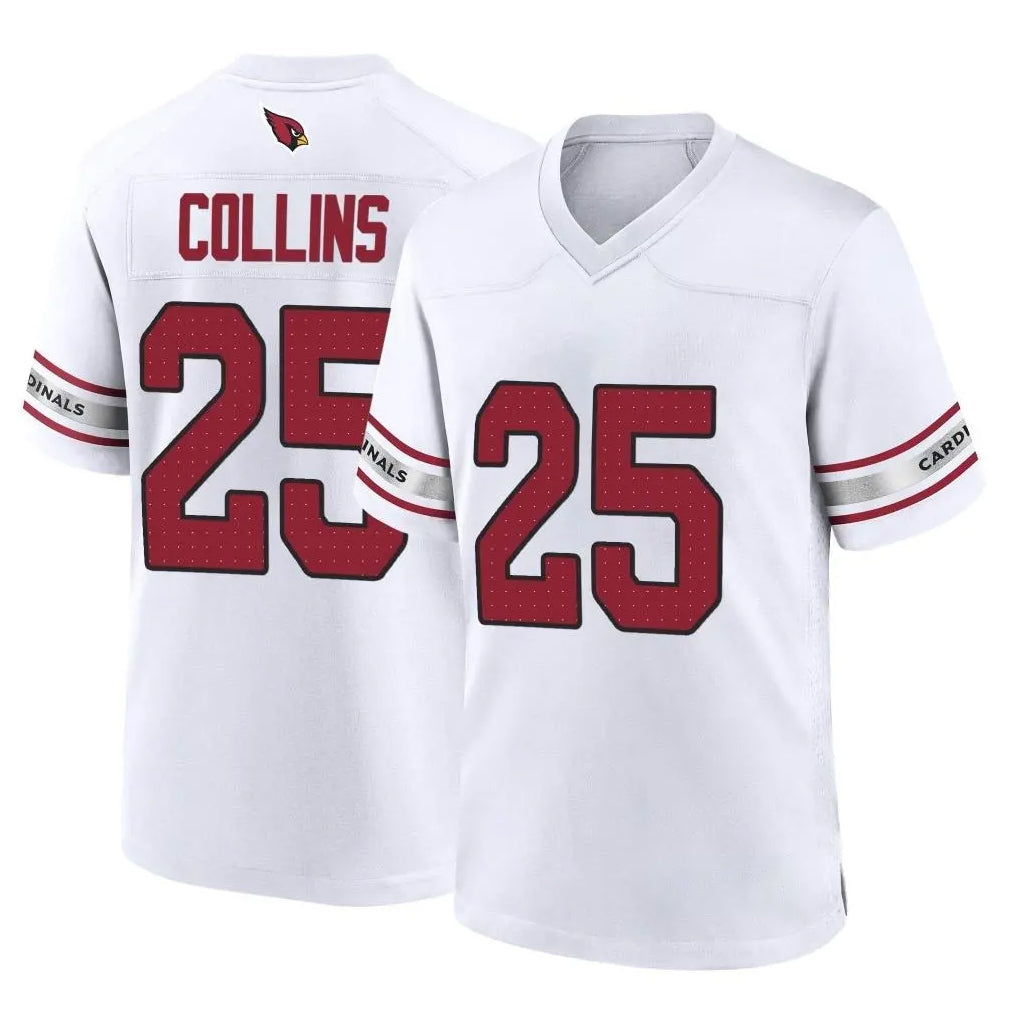 Choea A.Cardinals #25 Zaven Collins Player White Home Game Stitched Jerseys
