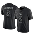 Choea A.Cardinals #2 Will Johnson Player Black RFLCTV Limited Home Game Stitched Jerseys