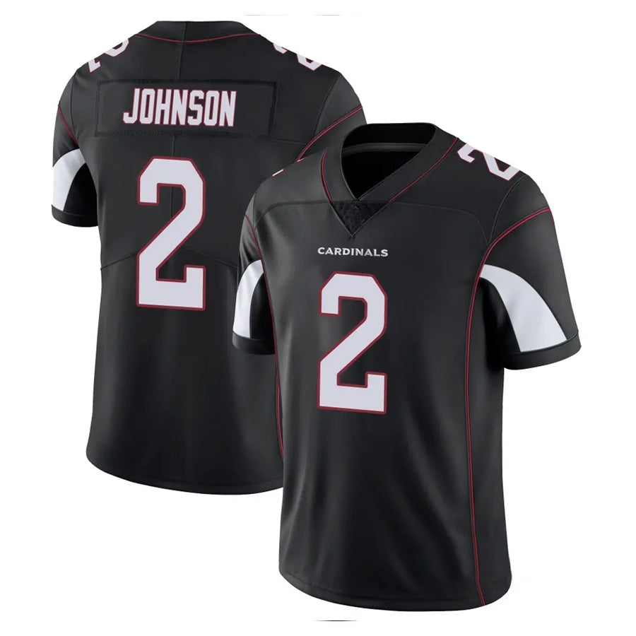 Choea A.Cardinals #2 Will Johnson Player Black Vapor Limited Home Game Stitched Jerseys