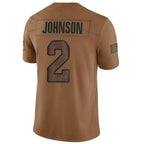 Choea A.Cardinals #2 Will Johnson Player Brown Limited Salute To Service Game Stitched Jerseys