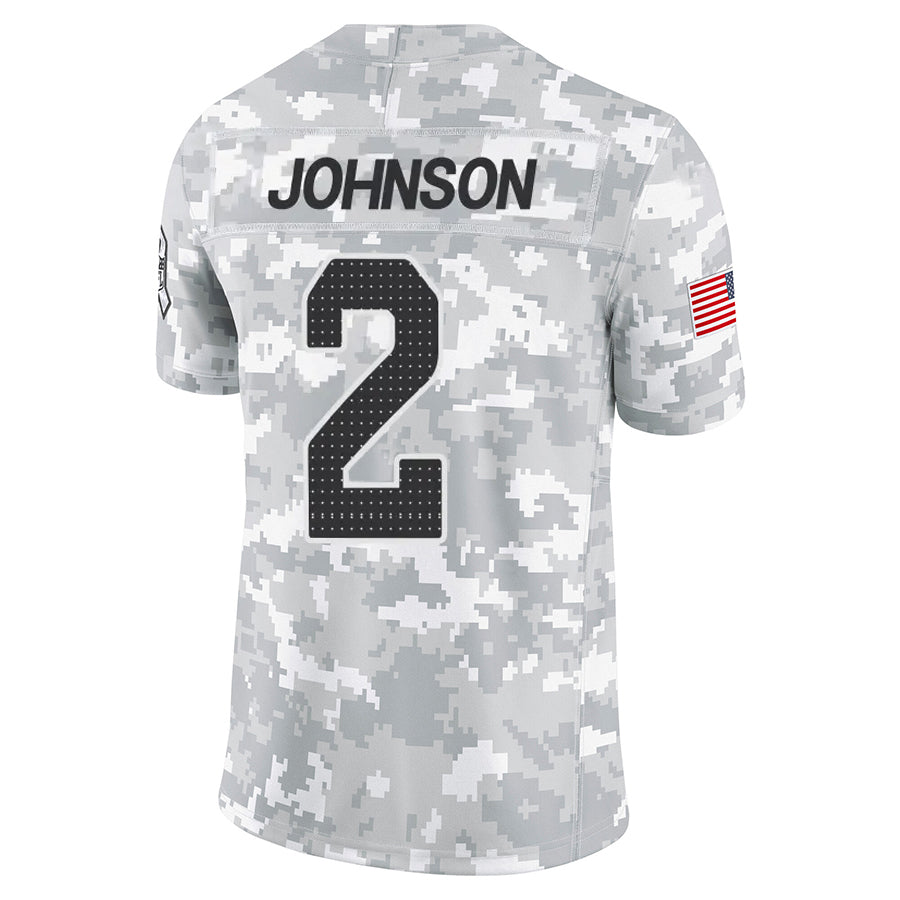 Choea A.Cardinals #2 Will Johnson Player Camo Salute to Service Limited Home Stitched Jerseys