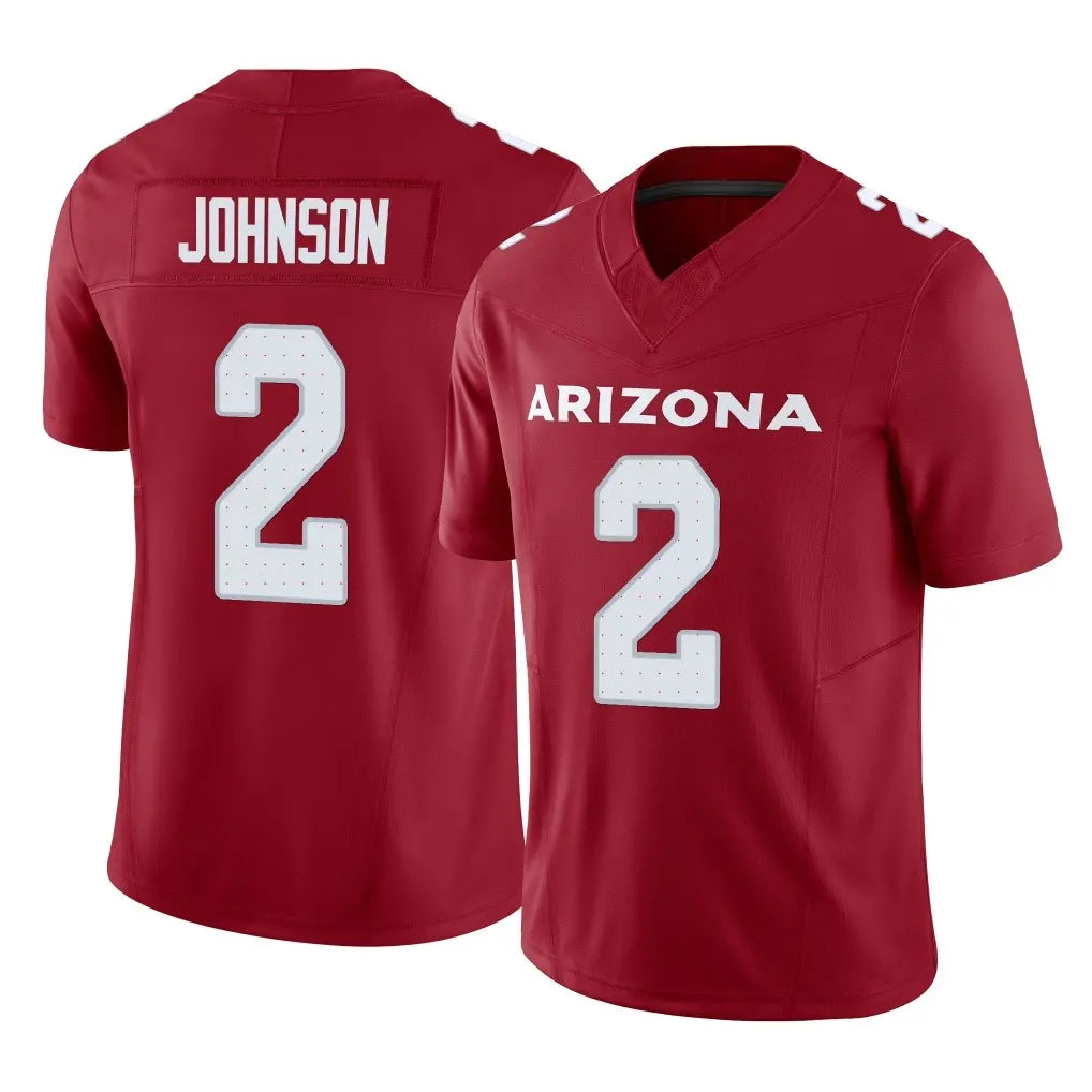 Choea A.Cardinals #2 Will Johnson Player Cardinal Vapor F.U.S.E. Limited Home Game Stitched Jerseys