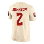 Choea A.Cardinals #2 Will Johnson Player Cream Rivalries Collection Vapor Limited Home Game Stitched Jerseys