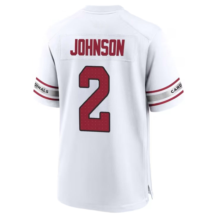 Choea A.Cardinals #2 Will Johnson Player White Home Game Stitched Jerseys