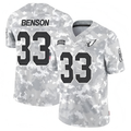 Choea A.Cardinals #33 Trey Benson Player Camo Salute to Service Limited Stitched Jerseys