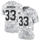 Choea A.Cardinals #33 Trey Benson Player Camo Salute to Service Limited Stitched Jerseys