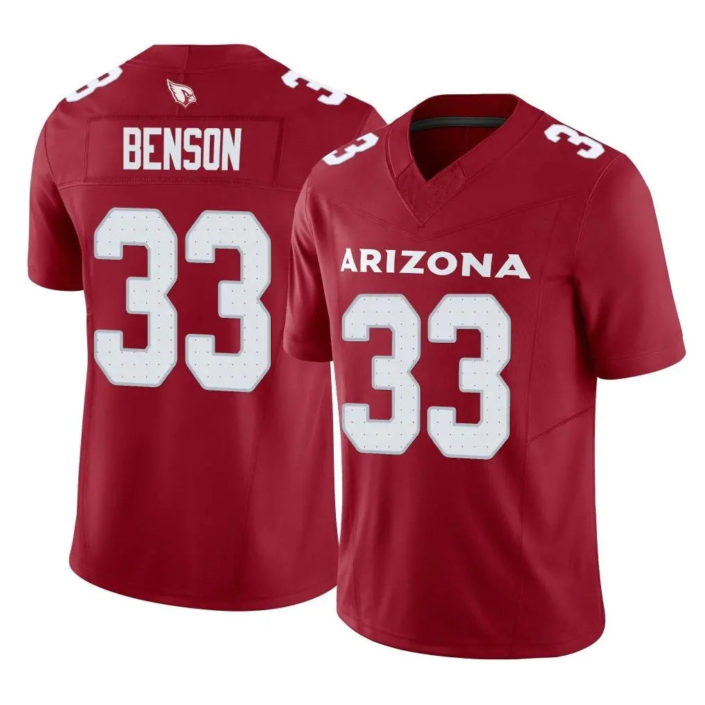 Choea A.Cardinals #33 Trey Benson Player Cardinal Vapor F.U.S.E. Limited Home Game Stitched Jerseys