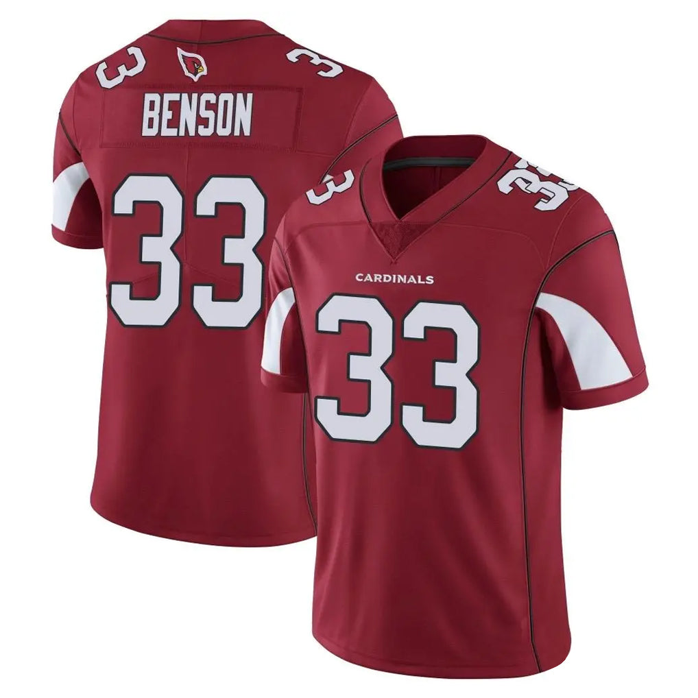 Choea A.Cardinals #33 Trey Benson Player Cardinal Vapor Limited Home Game  Stitched Jerseys