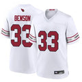 Choea A.Cardinals #33 Trey Benson Player White Game Home Stitched Jerseys