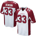 Choea A.Cardinals #33 Trey Benson Player White Home Game Stitched Jerseys