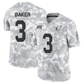 ChoeaA.Cardinals #3 Budda Baker Player Camo Salute to Service Limited Stitched Jerseys