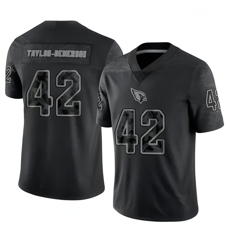 Choea A.Cardinals #42 Dadrion Taylor-Demerson Player Black RFLCTV Limited Stitched Jerseys