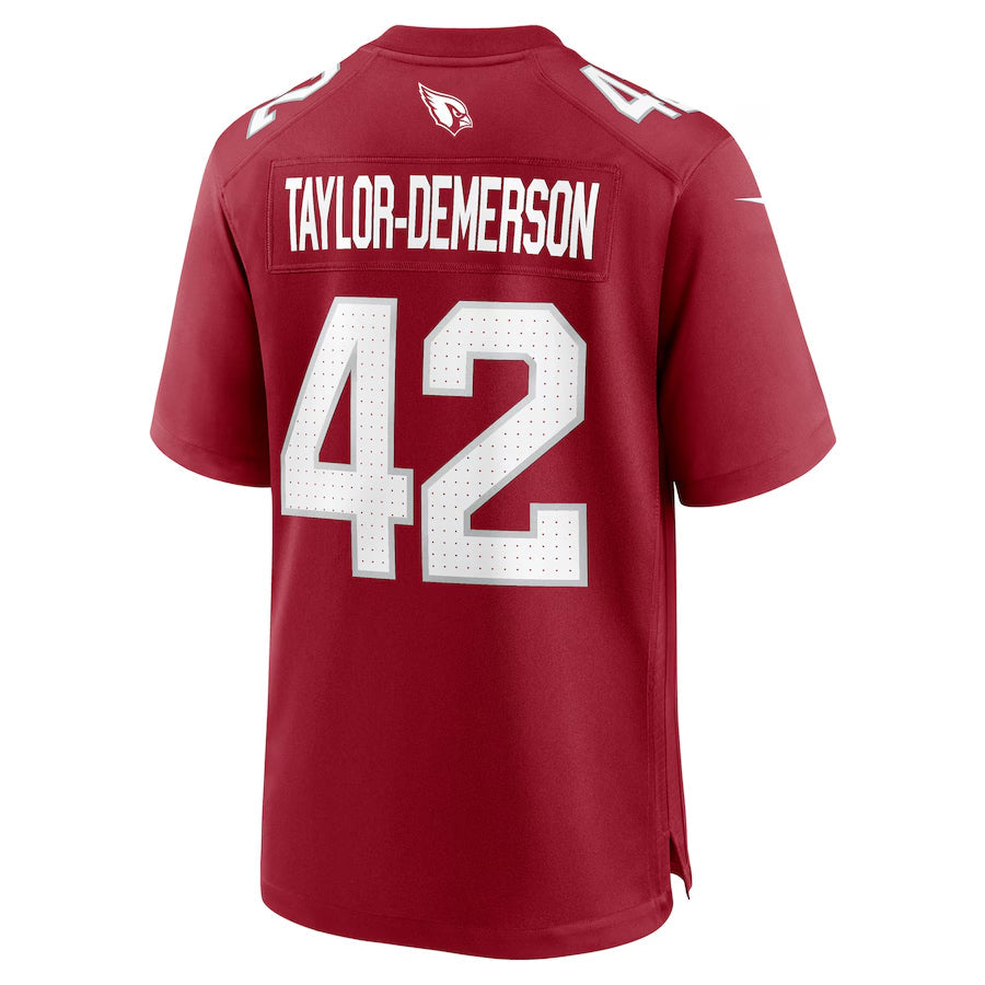 Choea A.Cardinals #42 Dadrion Taylor-Demerson Player Cardinal Home Game Stitched Jerseys