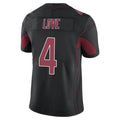 Choea A.Cardinals #4 Jeremiyah Love Player Black Limited Elite Home Game Stitched Jerseys
