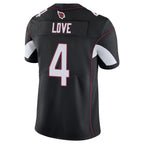 Choea A.Cardinals #4 Jeremiyah Love Player Black Vapor Limited Home Game Stitched Jerseys