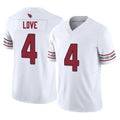 Choea A.Cardinals #4 Jeremiyah Love Player White Vapor F.U.S.E. Limited Home Game Stitched Jerseys