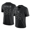 Choea A.Cardinals #55 Dante Stills Player Black RFLCTV Limited Home Game Stitched Jerseys