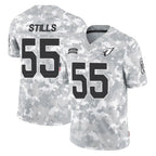 Choea A.Cardinals #55 Dante Stills Player Camo Salute to Service Limited Home Stitched Jerseys
