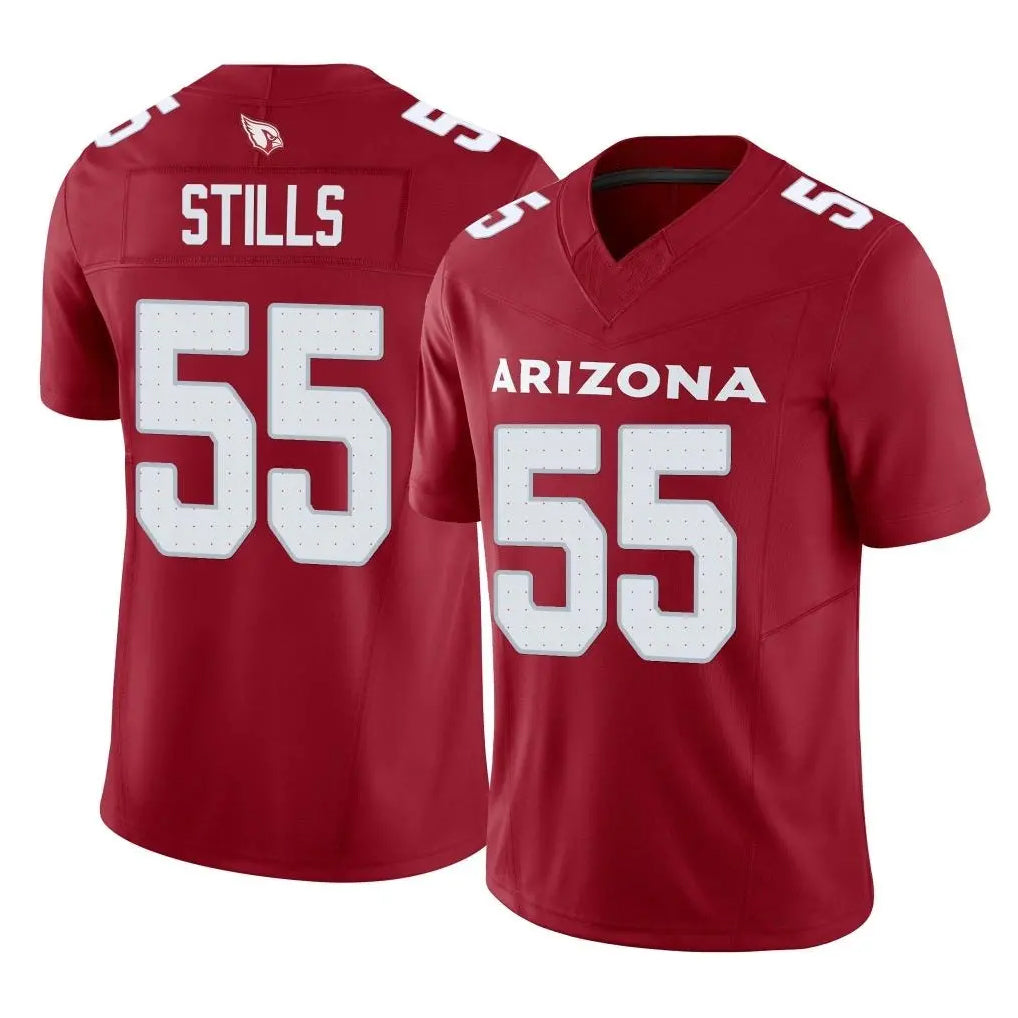 Choea A.Cardinals #55 Dante Stills Player Cardinal Vapor F.U.S.E. Limited Home Game Stitched Jerseys