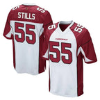 Choea A.Cardinals #55 Dante Stills Player White Cardinal Home Game Stitched Jerseys