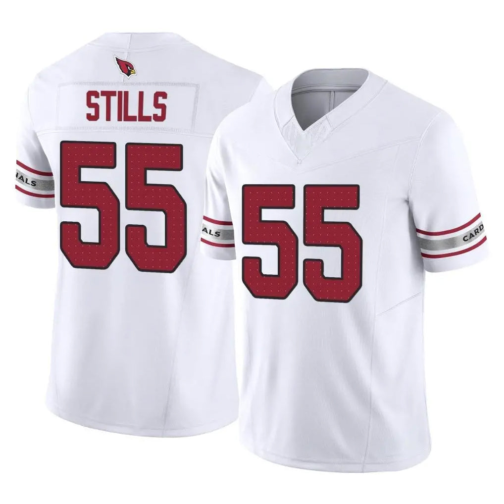 Choea A.Cardinals #55 Dante Stills Player White Vapor F.U.S.E. Limited Home Game Stitched Jerseys