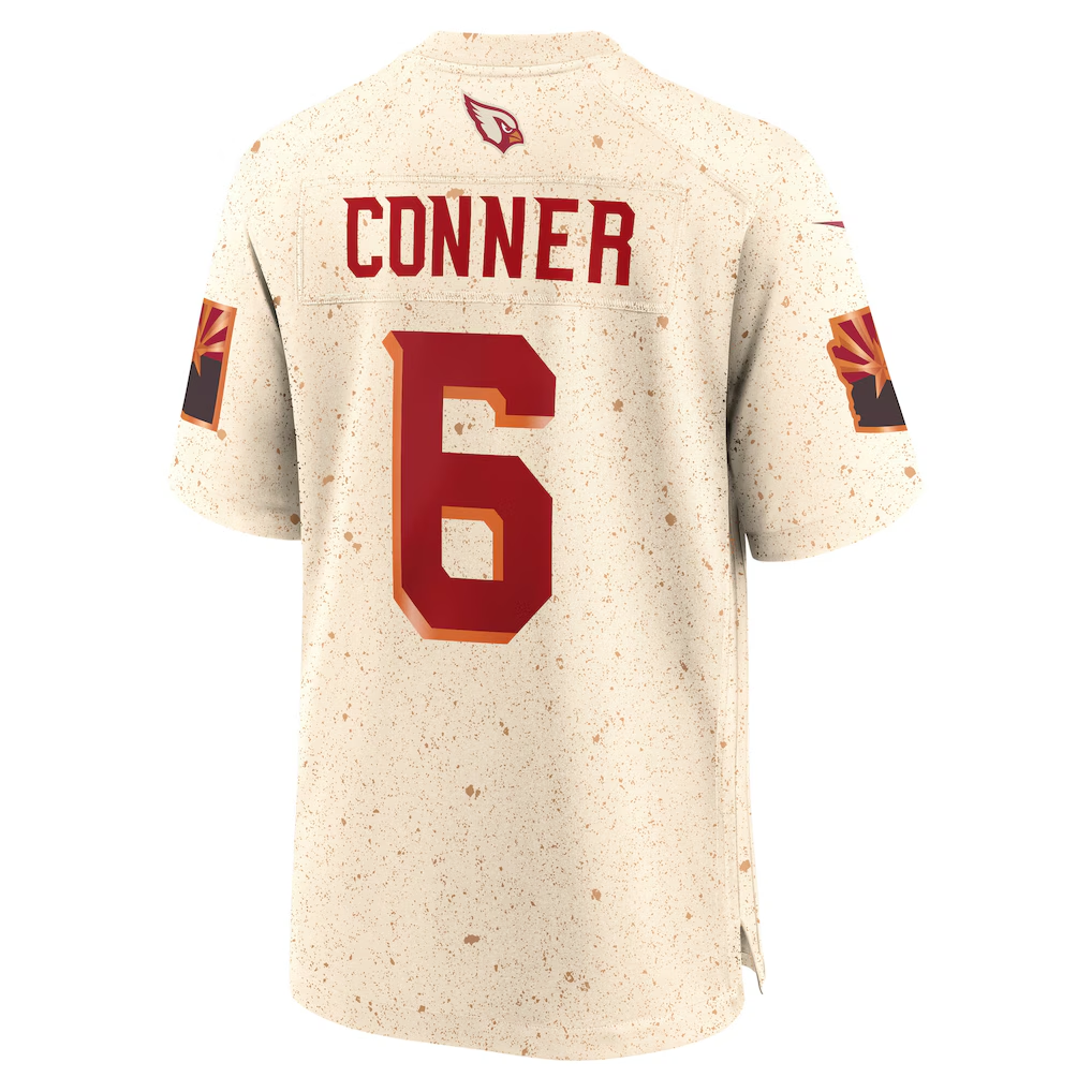 Choea A.Cardinals #6 James Conner Natural 2025 Rivalries Collection Game Stitched Jerseys