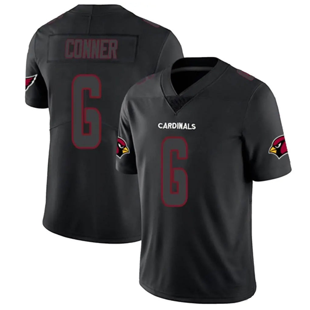 Choea A.Cardinals #6 James Conner Player Black Impact Limited Home Game Stitched Jerseys
