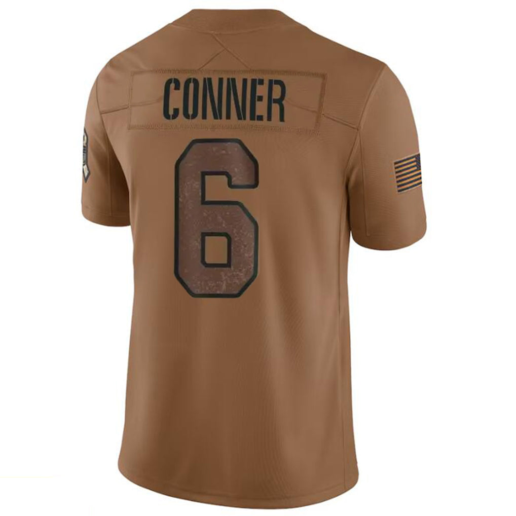 Choea A.Cardinals #6 James Conner Player Brown Limited Salute To Service Game Stitched Jerseys