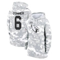 Choea A.Cardinals #6 James Conner Player Camo Salute to Service Hoodies Stitched Jerseys