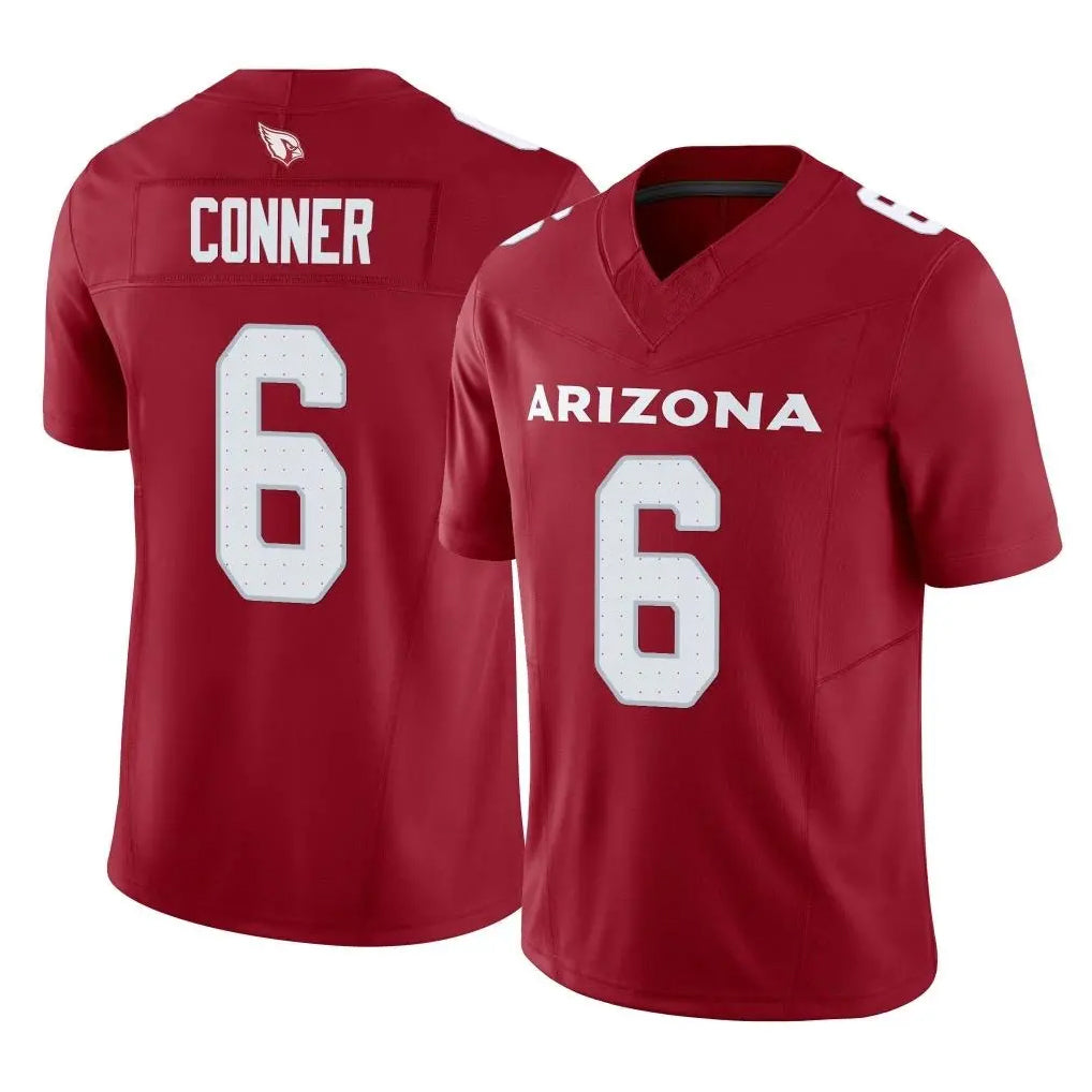 Choea A.Cardinals #6 James Conner Player Cardinal Vapor F.U.S.E. Limited Home Game Stitched Jerseys