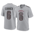Choea A.Cardinals #6 James Conner Player Gray Fashion Home Game Stitched Jerseys
