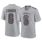 Choea A.Cardinals #6 James Conner Player Gray Fashion Home Game Stitched Jerseys