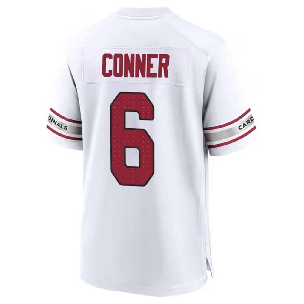 Choea A.Cardinals #6 James Conner Player White Home Game Stitched Jerseys