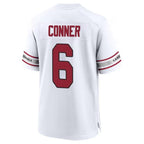 Choea A.Cardinals #6 James Conner Player White Home Game Stitched Jerseys