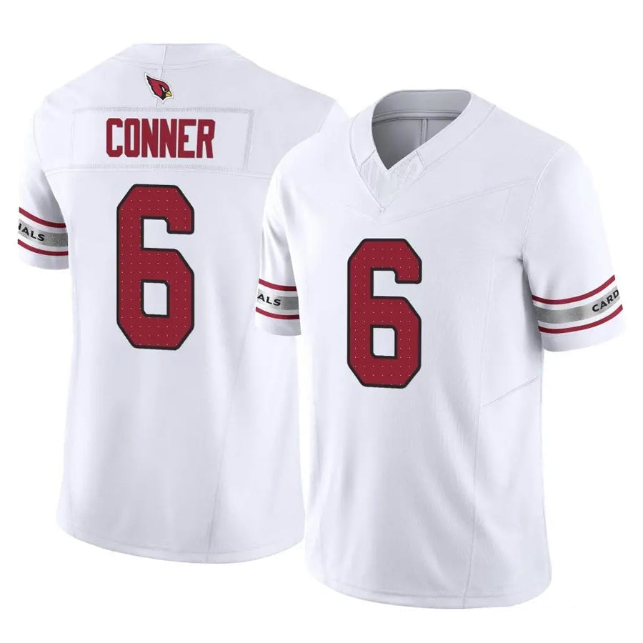 Choea A.Cardinals #6 James Conner Player White Vapor F.U.S.E. Limited Home Game Stitched Jerseys