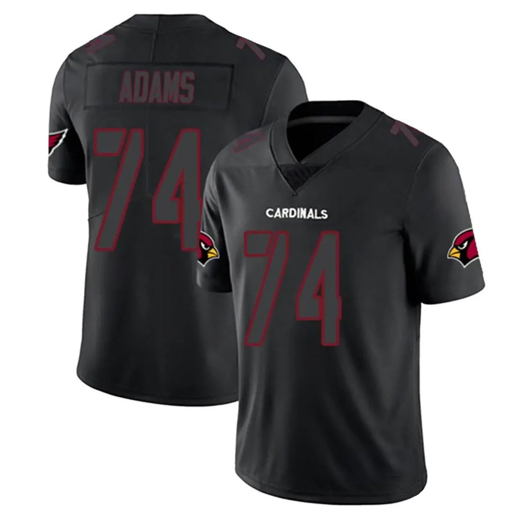 Choea A.Cardinals #74 Isaiah Adams Player Black Impact Limited Home Game Stitched Jerseys