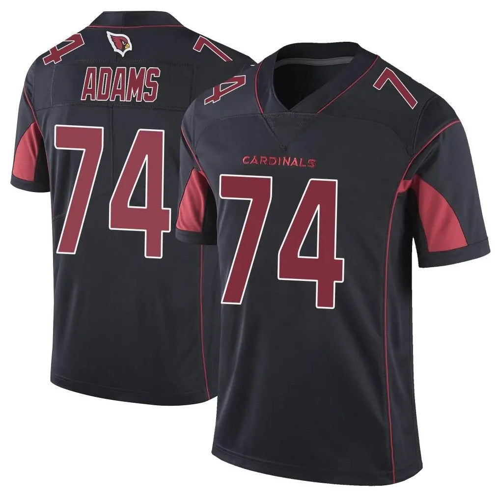 Choea A.Cardinals #74 Isaiah Adams Player Black Limited Elite Home Game Stitched Jerseys
