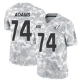 Choea A.Cardinals #74 Isaiah Adams Player Camo Salute to Service Limited Home Stitched Jerseys