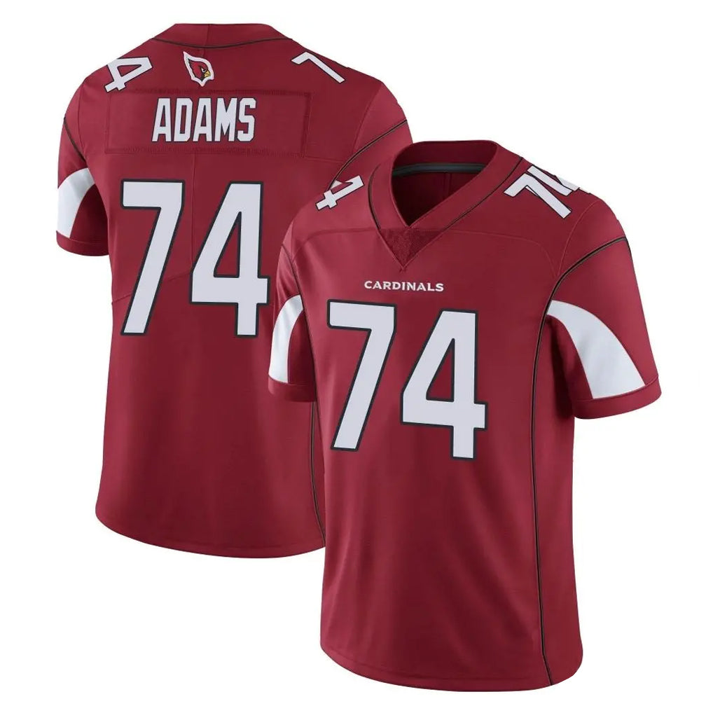 Choea A.Cardinals #74 Isaiah Adams Player Cardinal Vapor Limited Home Game  Stitched Jerseys