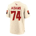 Choea A.Cardinals #74 Isaiah Adams Player Cream Rivalries Collection Game Stitched Jerseys