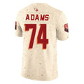 Choea A.Cardinals #74 Isaiah Adams Player Cream Rivalries Collection Vapor Limited Home Game Stitched Jerseys