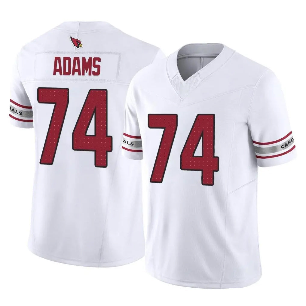 Choea A.Cardinals #74 Isaiah Adams Player White Vapor F.U.S.E. Limited Home Game Stitched Jerseys