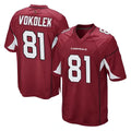 Choea A.Cardinals #81 Travis Vokolek Player Cardinal Game Stitched Jerseys