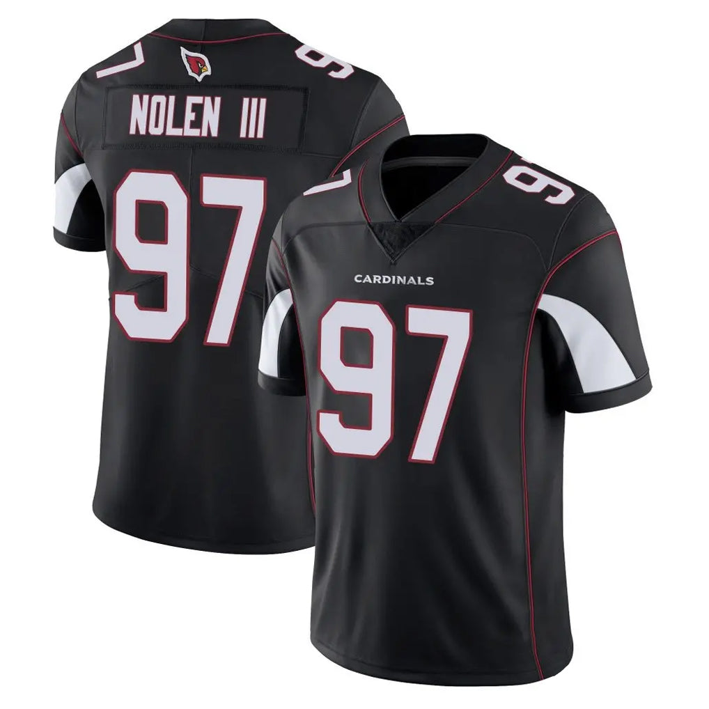 Choea A.Cardinals #97 Walter Nolen III Player Black Vapor Limited Home Game Stitched Jerseys