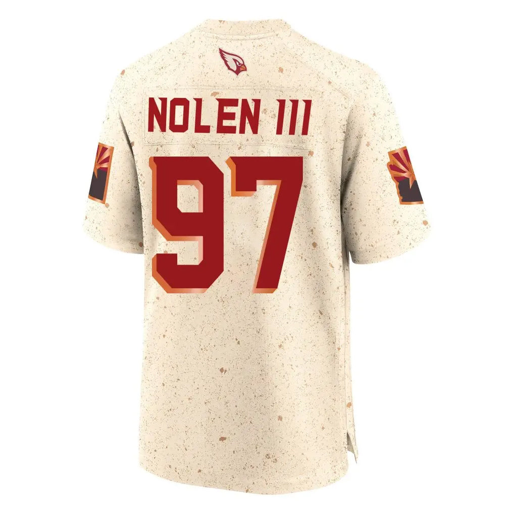 Choea A.Cardinals #97 Walter Nolen III Player Cream Rivalries Collection Game Stitched Jerseys