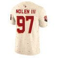 Choea A.Cardinals #97 Walter Nolen III Player Cream Rivalries Collection Vapor Limited Home Game Stitched Jerseys