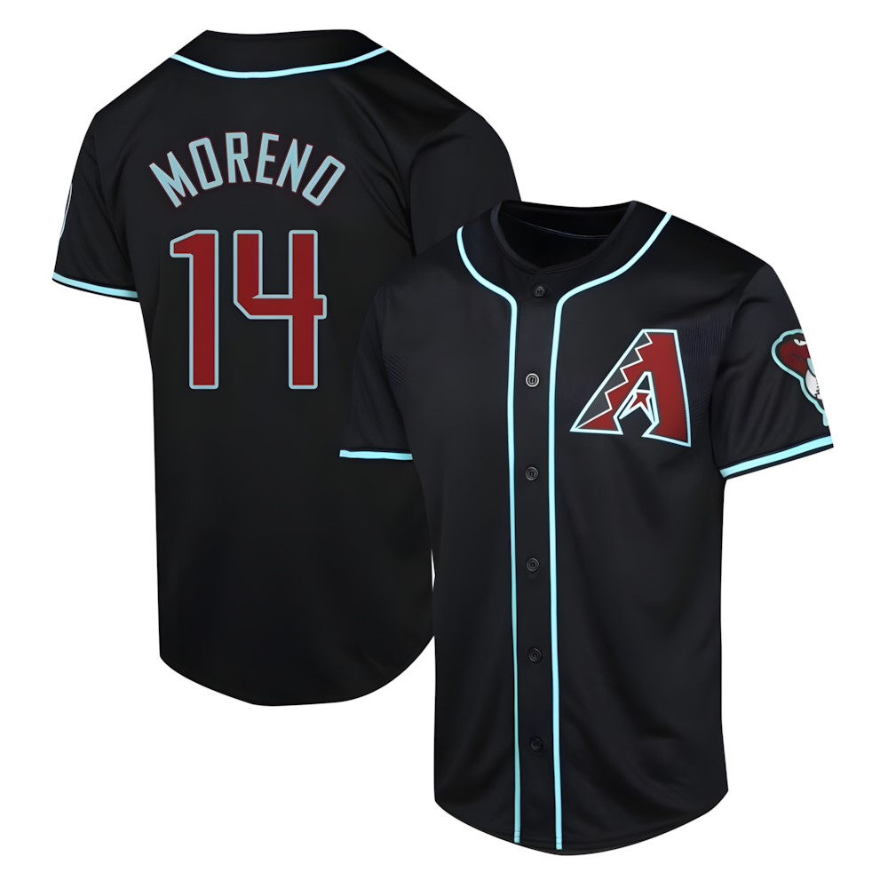 Choea A.Diamondbacks #14 Gabriel Moreno Player Black Limited Alternate Stitched Jerseys
